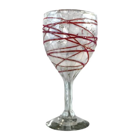 Copa Telaraña Roja 19 cm