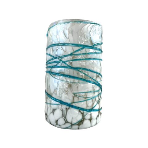 Vaso Telaraña Aqua 13x8