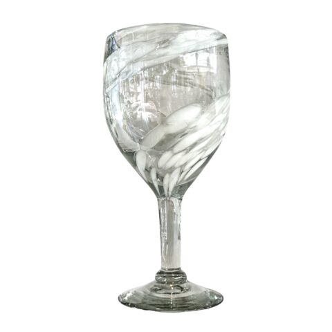 Copa Rehilete Cristal Con Blanco
