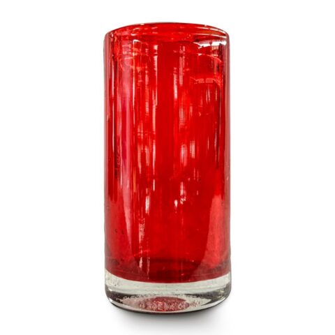 Vaso 16x8cm Sólido Rojo