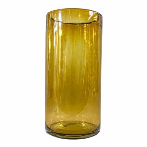 Vaso 16x8 Sólido Ámbar