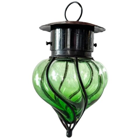 Pantalla Gota Con Herrería Mini Verde